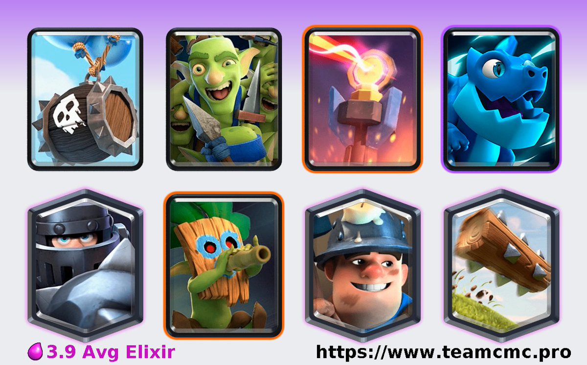 Mega Knight Deck with Miner & Inferno Dragon