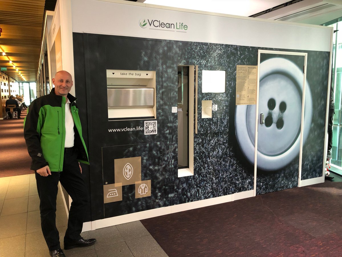 VCleanLife's tweet image. Convenient drop off and collection of your dry cleaning just got a whole lot easier! VDrop installation and Premier service desk collection - hello@vclean.life for more info #drycleaning #london