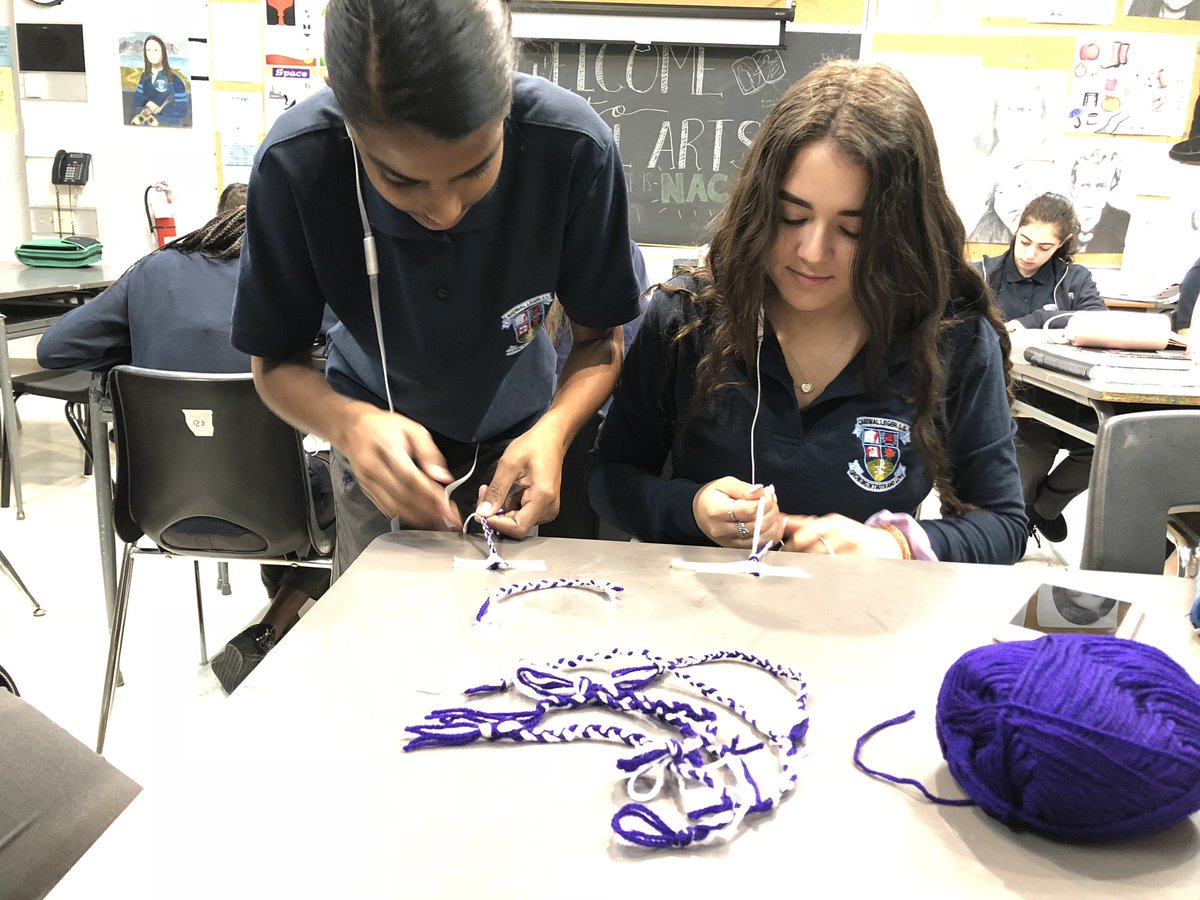 #TreatiesRecognitionWeek is this week @CardinalLegerSS.  Come to the Great Hall on your lunch to sign our #WeAreAllTreatyPeople banner and pick up a bracelet made by #NAC101 classes.