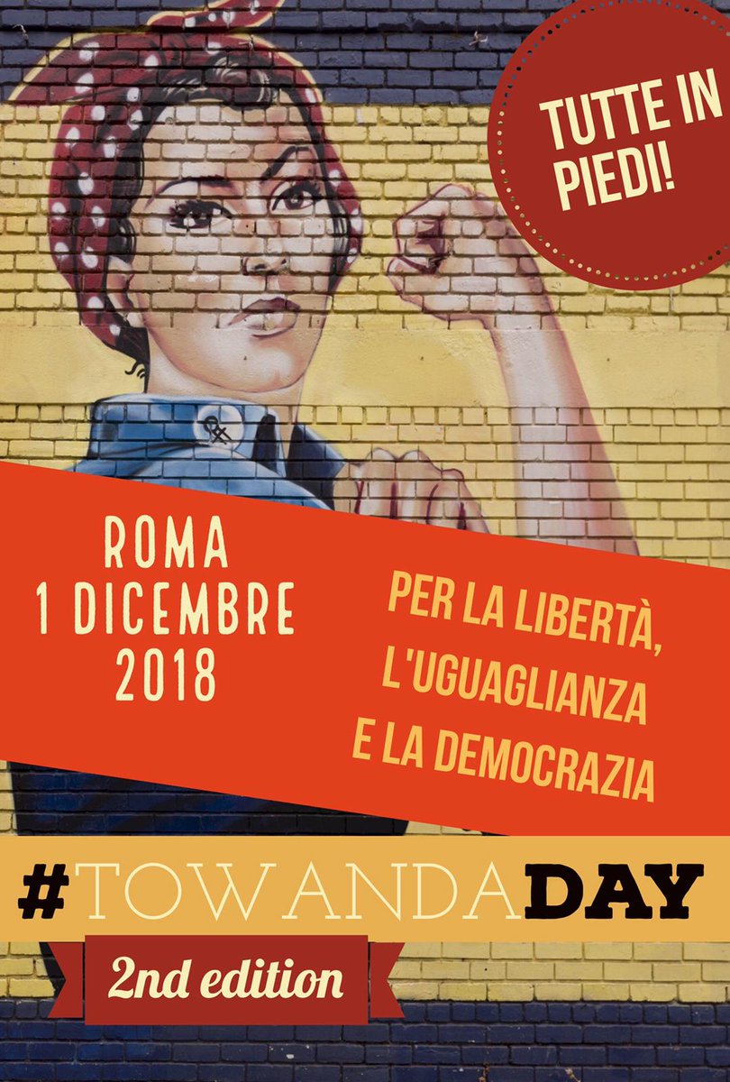 Il 1° Dicembre a Roma "Tutte in piedi! Per la libertà, l'uguaglianza e la democrazia". Per rispondere agli attacchi del governo alla libertà delle donne, per dettare la nostra agenda progressista per il congresso del <a href="/pdnetwork/">Partito Democratico 🇮🇹 🇪🇺</a> 
facebook.com/10002536748222…