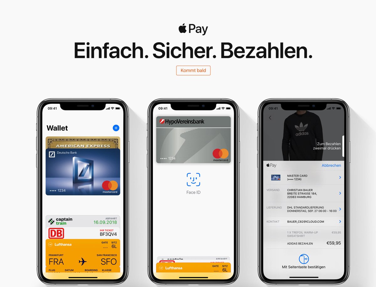 ENDLICH
#ApplePay