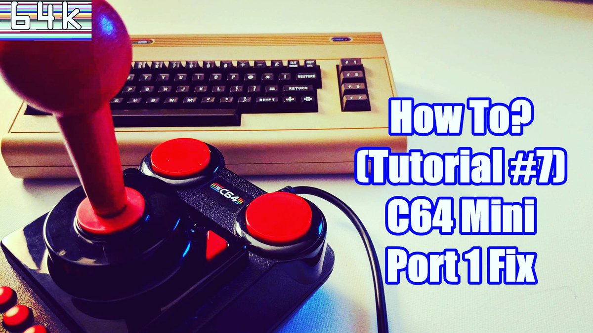 bastichb64k's tweet image. Here&apos;s my solution for anyone that has encountered the Port 1 issue for C64 games on the mini , it&apos;s quick &amp;amp; simple

youtu.be/CEL3r9guLaw

#everythingc64 #bastichb64k #c64mini #commodore64 #8bit #RetroComputing #RetroGaming #retrogamer