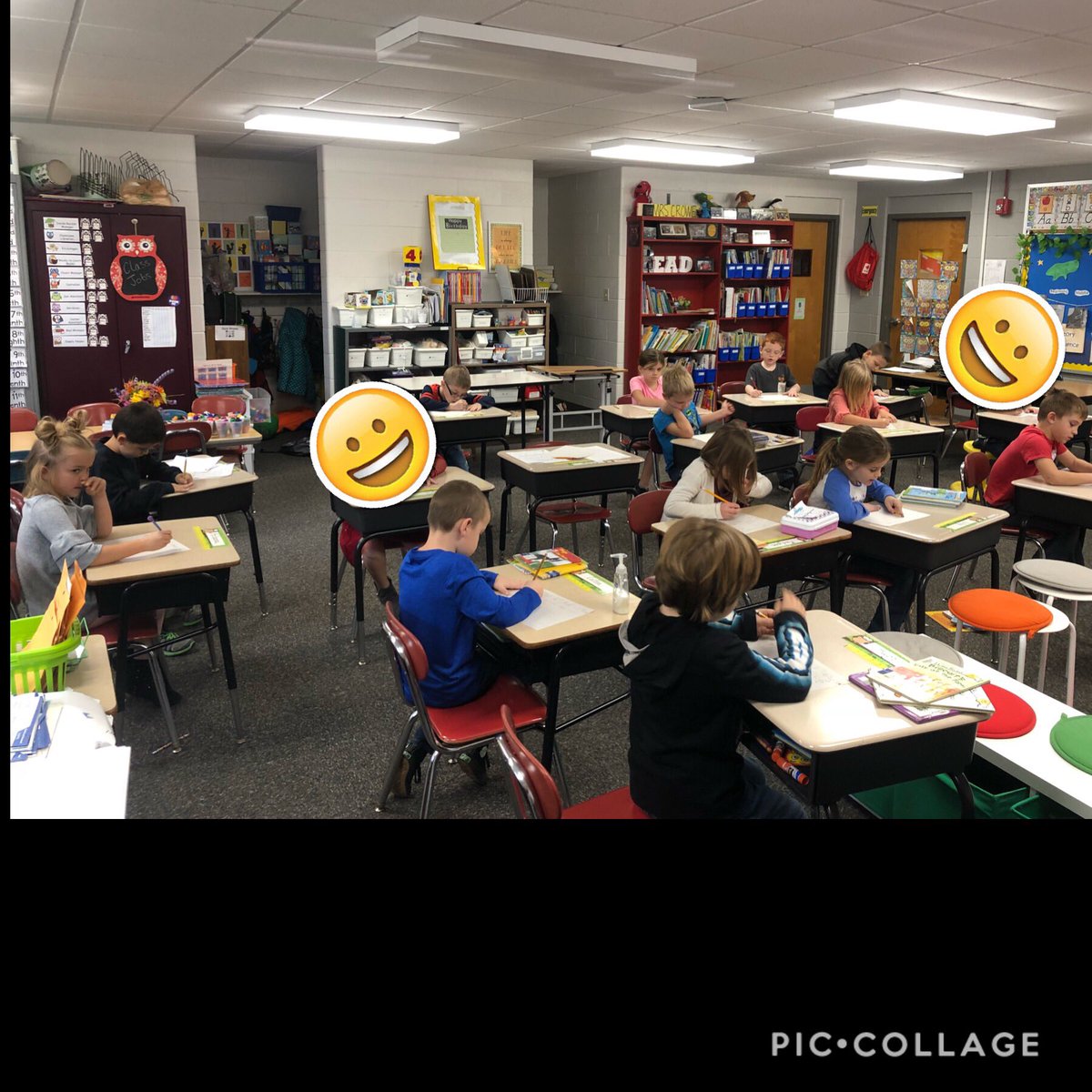 Mrs_CroweSES's tweet photo. Writing our first draft that will soon become our published class book.  Authors at work❤️#SES1st #WeAreMG https://t.co/FmVsyZ7fa9