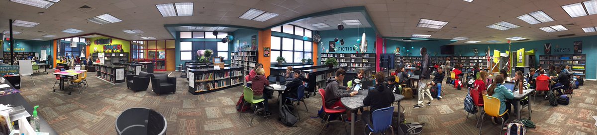What’s happening? DMS library is what’s happening! #dmslearn #mcslearn #dmspanthers1