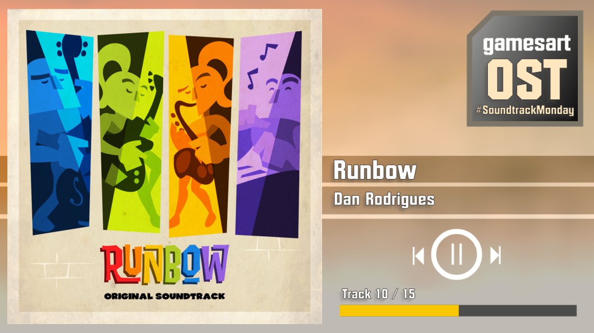 GamesArtDE's tweet photo. Unser allseits beliebter GamesArt #SoundtrackMonday ruft:
#Runbow Soundtrack von #DanRodrigues bei #Spotify anhören:
https://t.co/q4qq4CYOcm https://t.co/iNob2U5lS7