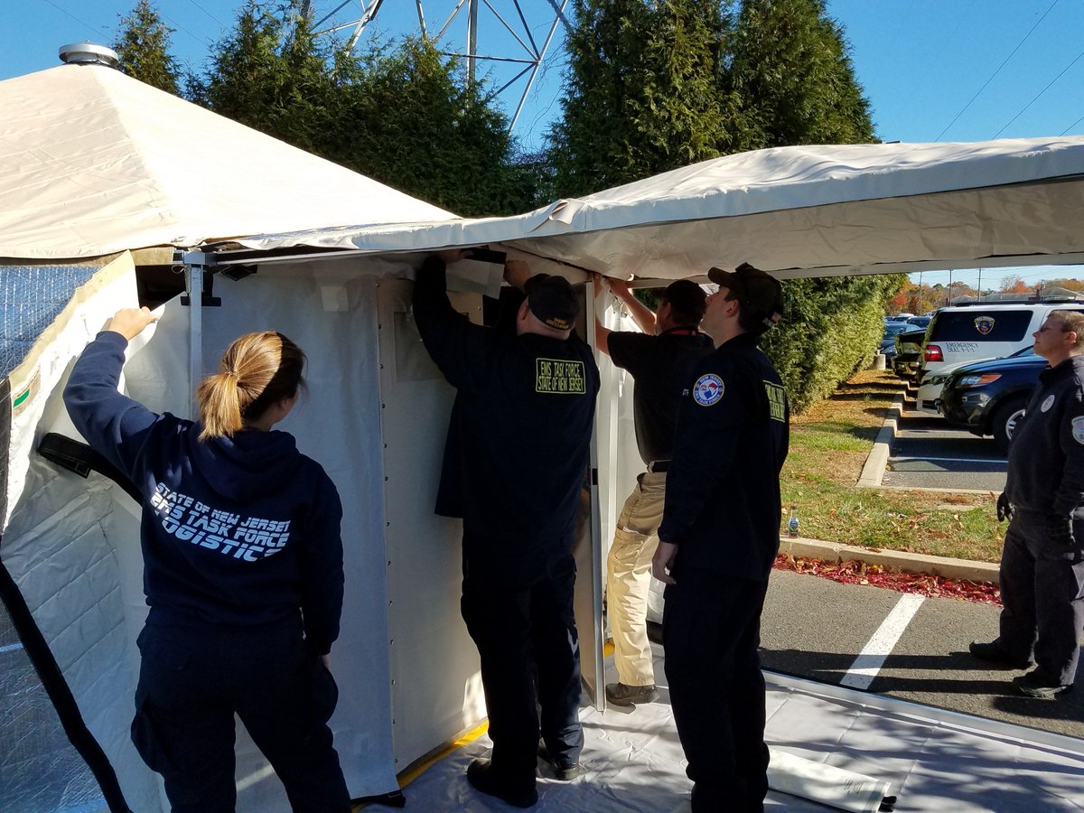 NJDeptofHealth's tweet photo. We responded to a request for support at the CHEMED Health Center in Lakewood to assist them with the influx of patients since the Ocean County #measles outbreak was announced. 

See details on exposure: https://t.co/P3ZNABcroa

Get #vaccinated today! 

#NJEMSTF @OCpublichealth https://t.co/xu6HybkTCA