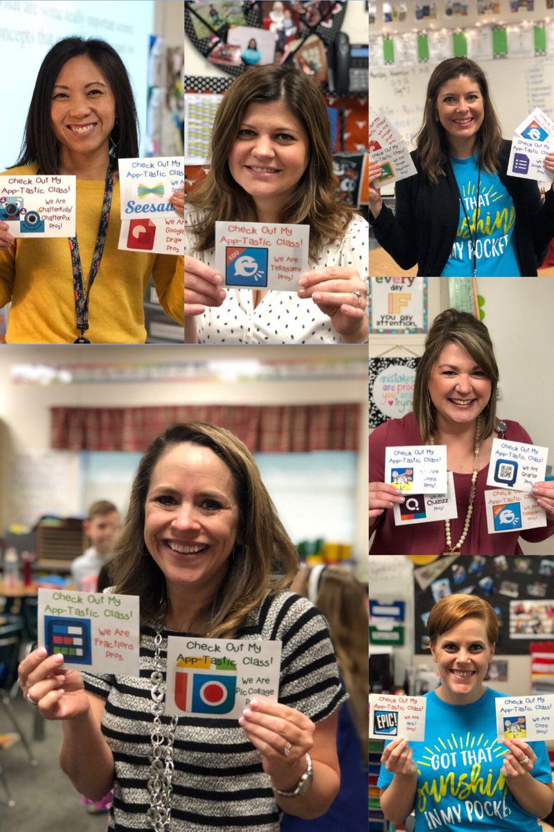 kaylahicks1515's tweet photo. So many #AppTasticChallenge badges passed out today @FisherElem!! Love all of the integration happening! @hawkins_linley @4thfisherfun @juliewricketts @spalacios0719 @majudd2 @MrsT_ThirdGrade @DeniseC55508303 @VOrnelas07 https://t.co/M6Fx9zmOwW