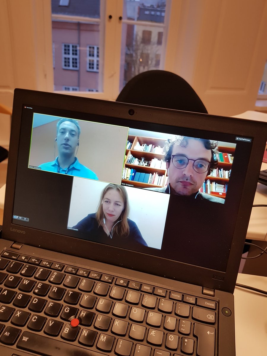 lenekrogh's tweet image. Thanks to a very serious looking @JesperC_ @ChelseaMauldin @gquaggiotto for a great #psilab talk! Favorite takeaway: Giulio&apos;s point that the past is not a good predictor for the future and the qualitative portfolio logic as a way forward.