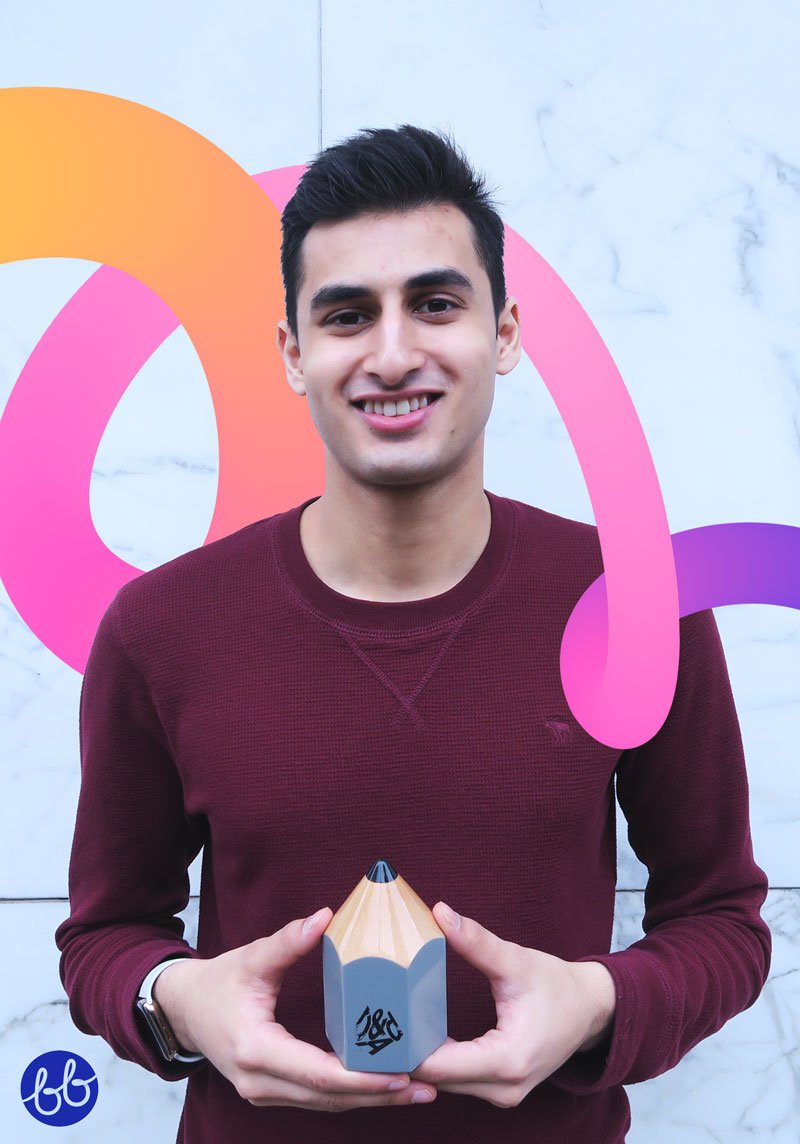 Today we're incredibly proud of Adam Marsh, one of our youngest and most inspiring visual designers! Adam's stunning work on John Lewis Here &amp; Now has earned him a coveted D&amp;AD New Blood Pencil. Congratulations Adam! ow.ly/eoei30mva5O #bebrilliant #dandad #designthinking