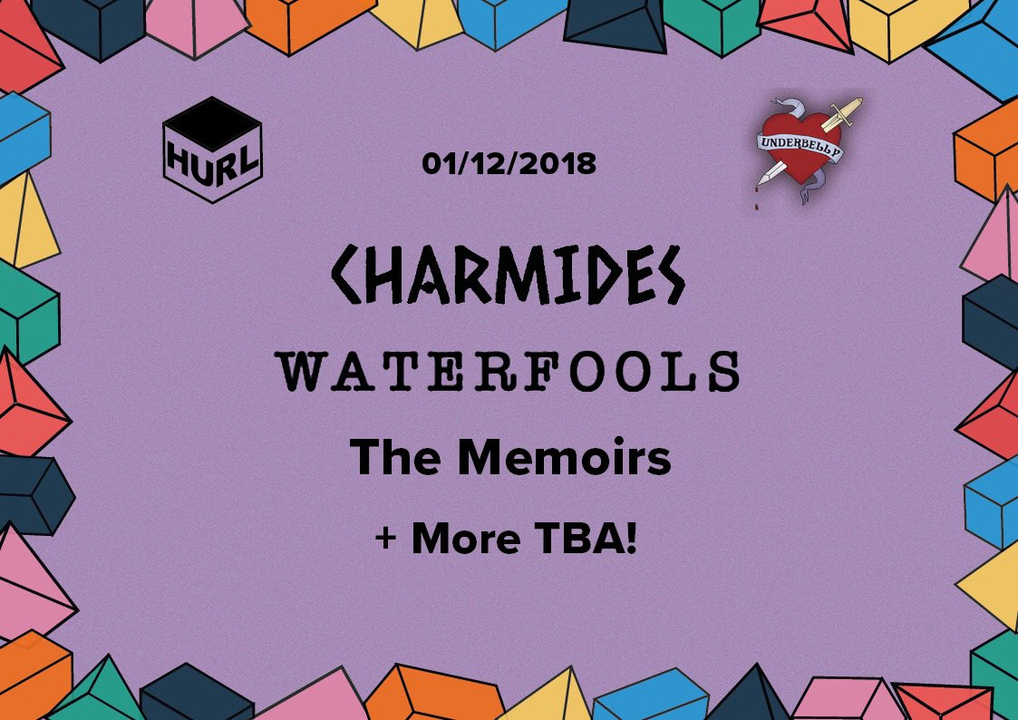 🤟🏻LONDON SHOW🤟🏻
We will be playing <a href="/zigfridhoxton/">Zigfrid v Underbelly</a> on  the 01/12/2018 alongside <a href="/WATERFOOLSMUSIC/">WATERFOOLS</a> and <a href="/CharmidesUK/">Charmides</a> hosted by @hurlmusic ! 🚀
