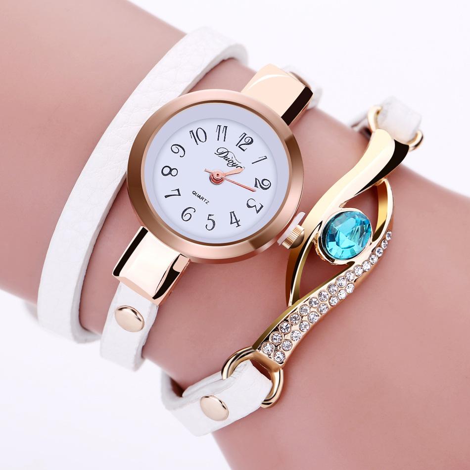 Simple Women's Round Watches Luxury Brand Ladies Bracelet Watch Bow Quartz  Watch Straps Wristwatche Female Korean Clock - AliExpress