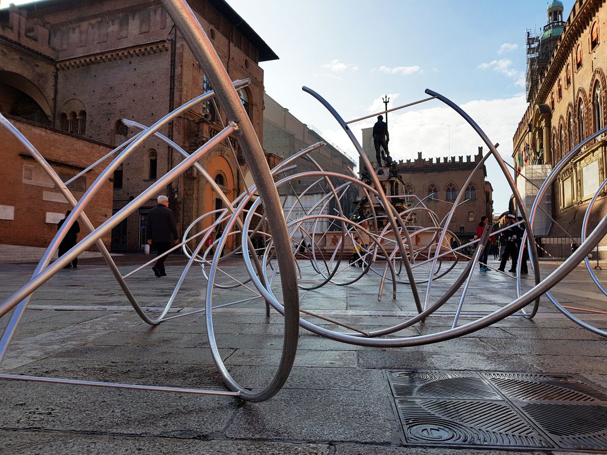 Cuamm's tweet photo. Medici con l’Africa Cuamm è arrivata a Bologna! L’installazione partecipativa con i tanti #ioconlafrica sta prendendo vita in Piazza del Nettuno in mezzo alla curiosità dei passanti. https://t.co/TQsHmuXkE0