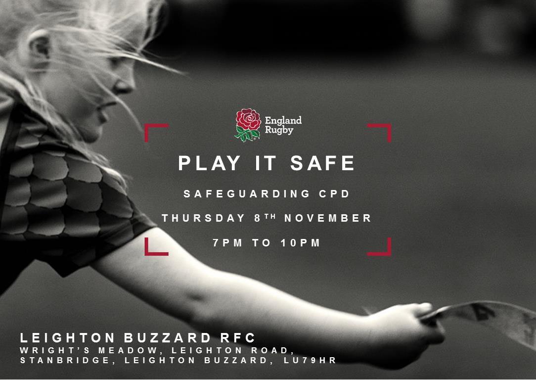 buzzardrugby's tweet image. There are 6 places available for the @EnglandRugby #PlayItSafe CPD on Thursday 8th November from 7pm to 10pm.

@EastMidsRugby Safeguarding Manager Steve Minney will provide expert tuition on Safeguarding @buzzardrugby 

#LearningisCaring

Contact @DaveLarham for details.