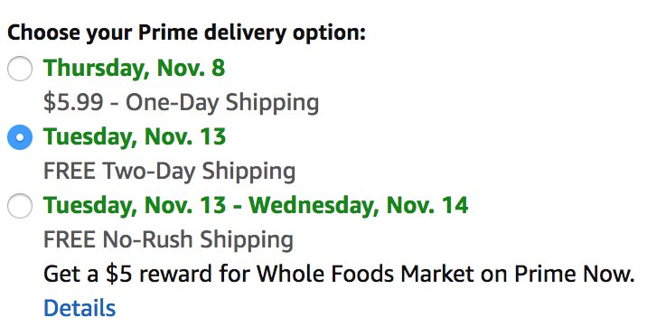 How Much Is 2-Day Shipping on  Without Prime?