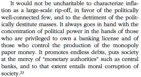 0/18A few months ago  @stephanlivera recommended this essay to understand deflation Conclusion: Deflation is the only acceptable monetary policy for a free societyNOTES BELOW:  https://mises.org/library/deflation-and-liberty-1Deflation and Liberty by Jörg Guido Hülsmann