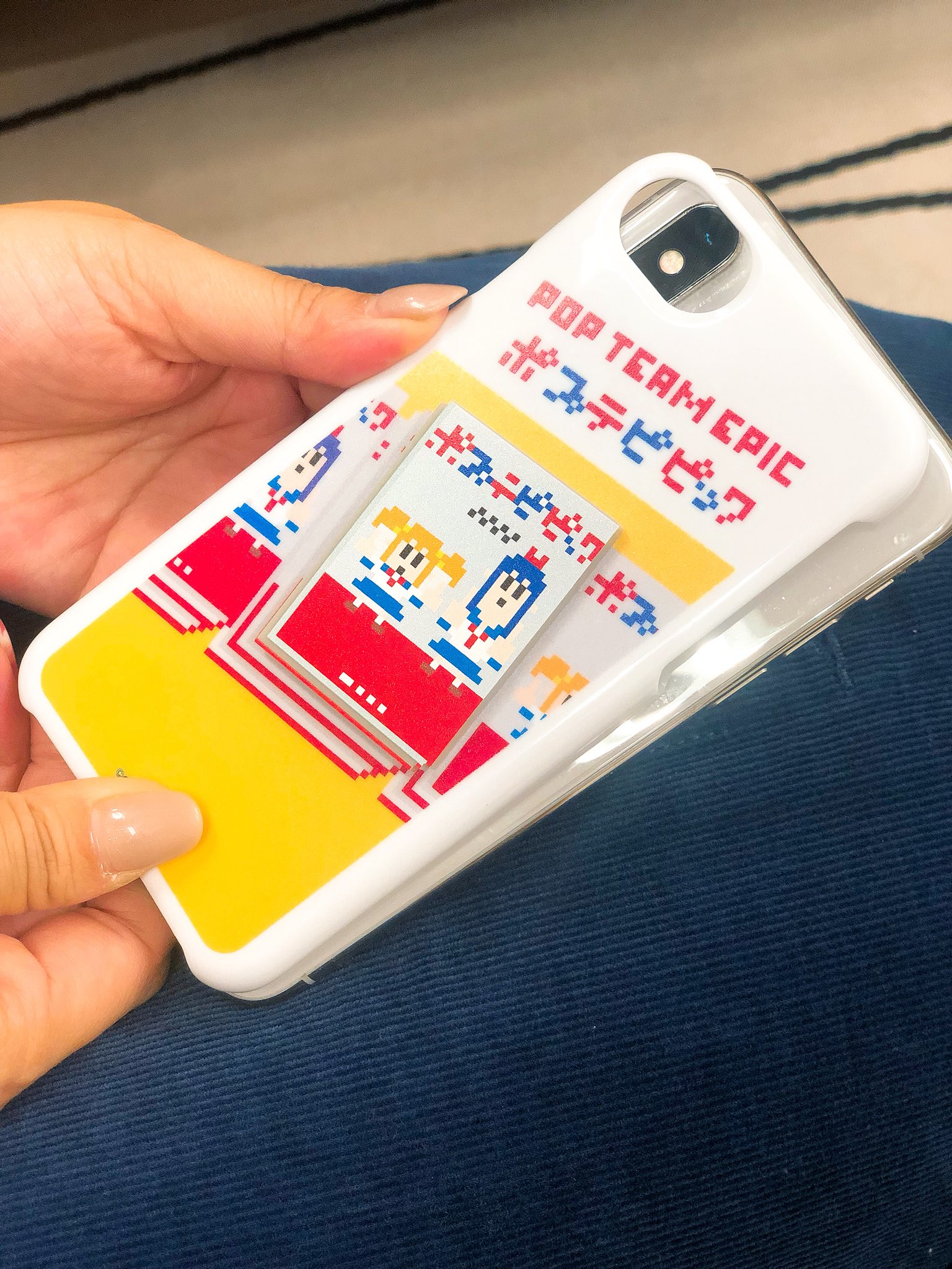 Gyunto ハマりそうではまらない ポプテピピック Iphoneケース Iphonex 入りません クソケース 在庫 まだあります Iphone8 には入ります Iphone7 Iphone6 入ります Popteamepic Pptp アニメ キャラコーデ ポプテピ 秋コーデ