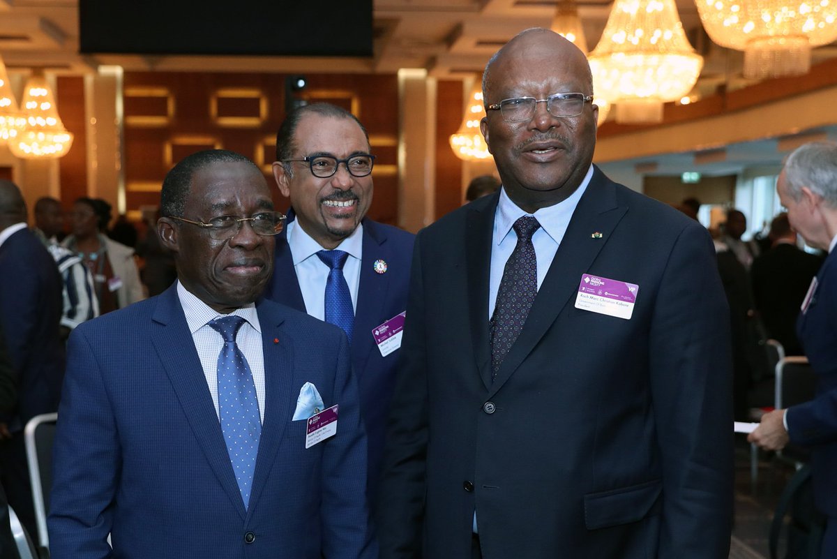 MichelSidibe's tweet photo. Delighted to speak with #BurkinaFaso's President @rochkaborepf 🇧🇫. I congratulated him on the increase in the budget for #health which now represents 12 % of the State budget &amp; for his commitment to reach 15% per the Abuja declaration on health funding.
#InvestInHealth https://t.co/5NuGK7q67W