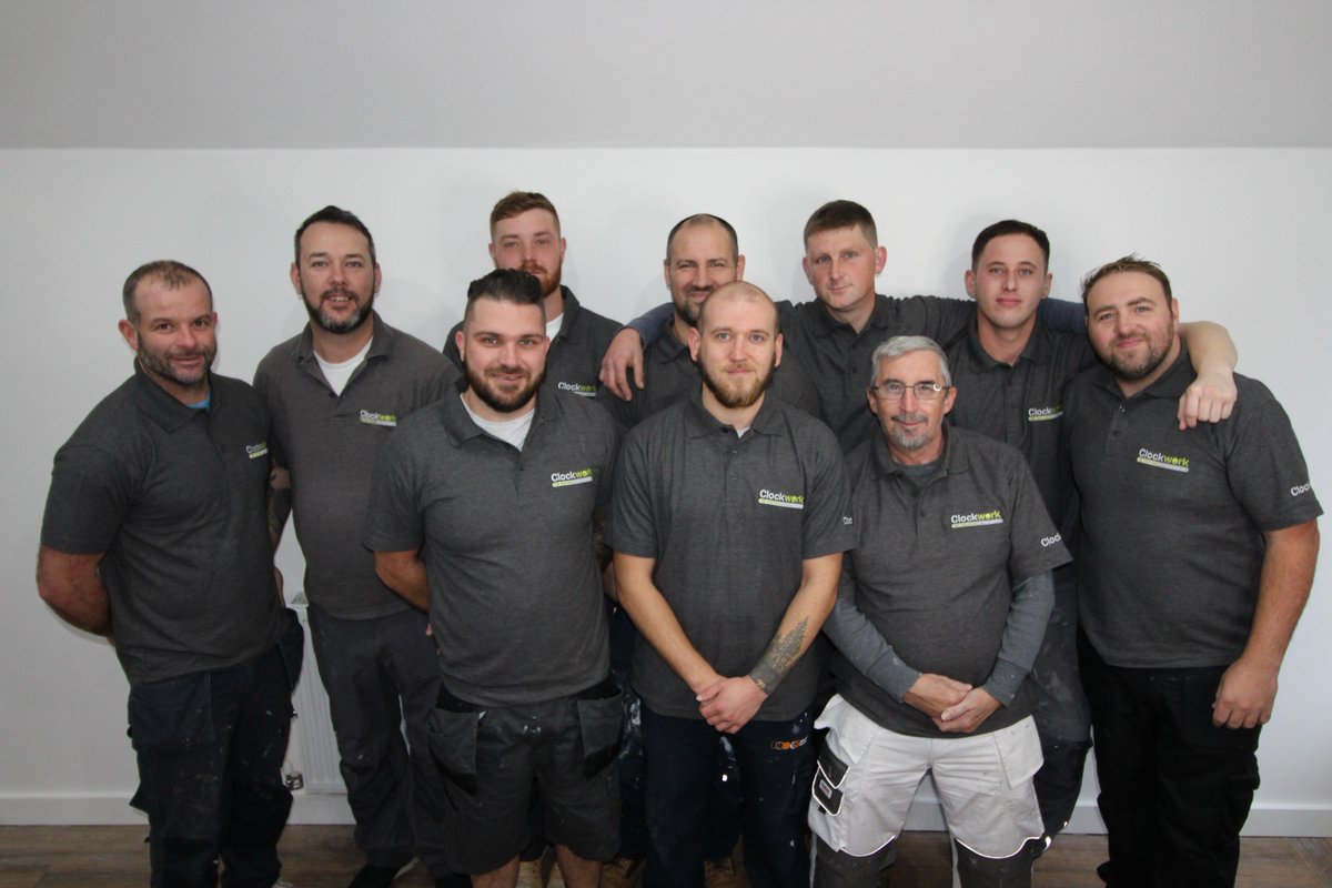 ClockworkPM's tweet image. Happy Monday from #TEAMCLOCKWORK our team are Employed by Clockwork, Insured with Clockwork and are on time... like Clockwork!

If you require any #maintenance work in the #Cardiff or #SouthWales area get in touch! clockwork.property
