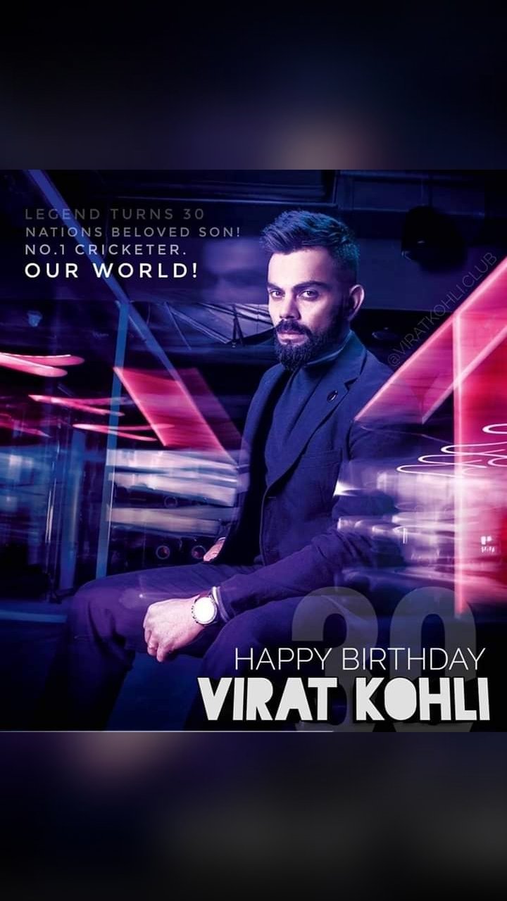  wish u a very happy birthday sir virat kohli 