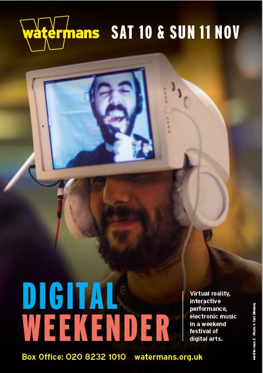 WatermansArts's tweet photo. Our annual #DigitalWeekender brings the best and brightest digital art and performance talent to #Watermans. Electronics workshops and the chance to experience True Love! #digitalarts https://t.co/PSEqeL5OUE https://t.co/6zWNxN5Yy0