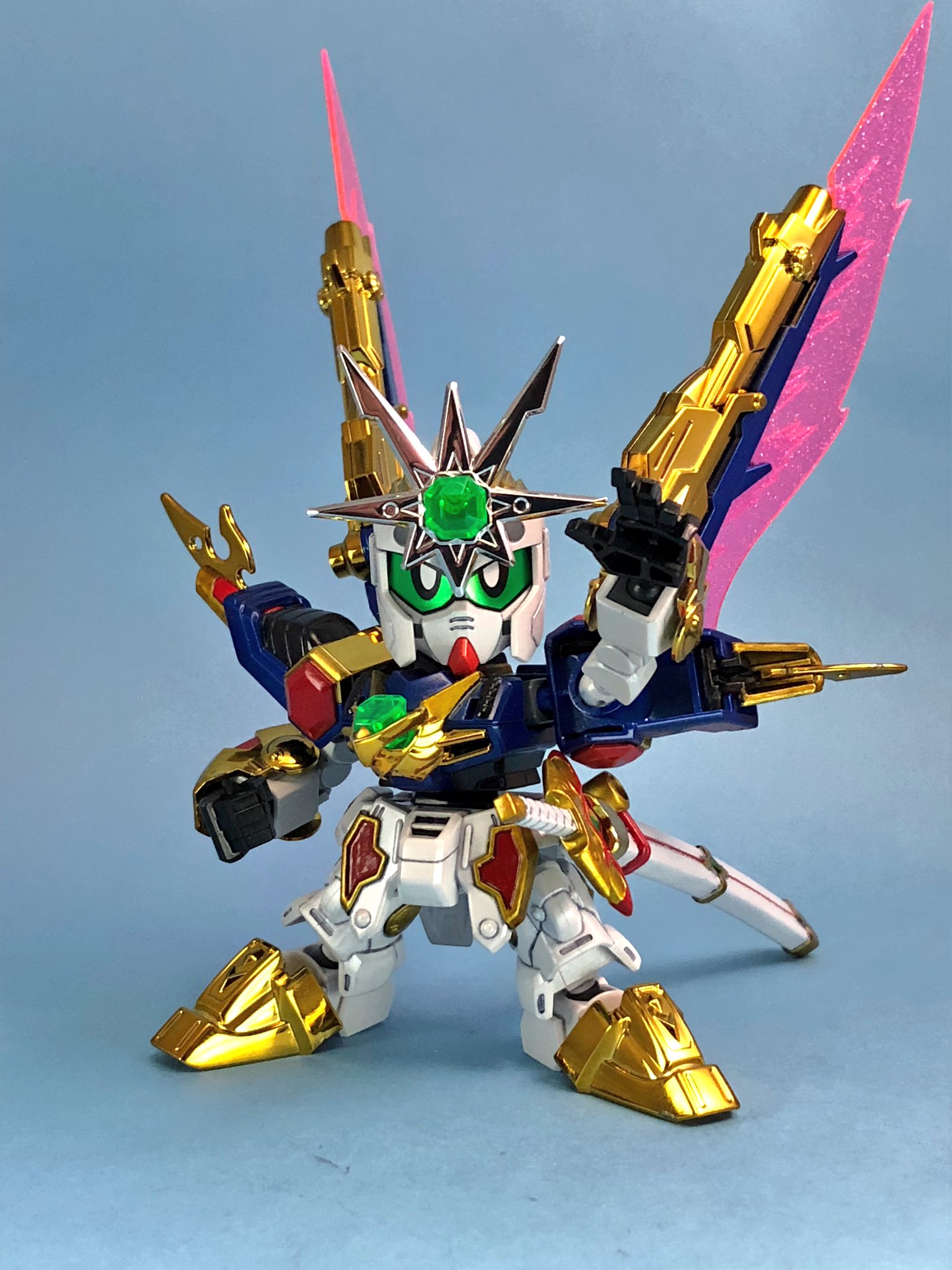 あるとん 鋼鉄迦楼羅 メタルガルーダ を装備し 真の最強形態 金剛飛駆鳥大将軍 推参 大将軍といったら背中に二門の大砲でしょ ということでlebb 武者飛駆鳥の鋼鉄迦楼羅を改造して飛駆鳥大将軍でも装備できるように 飛駆鳥の時と同様 ｖ２
