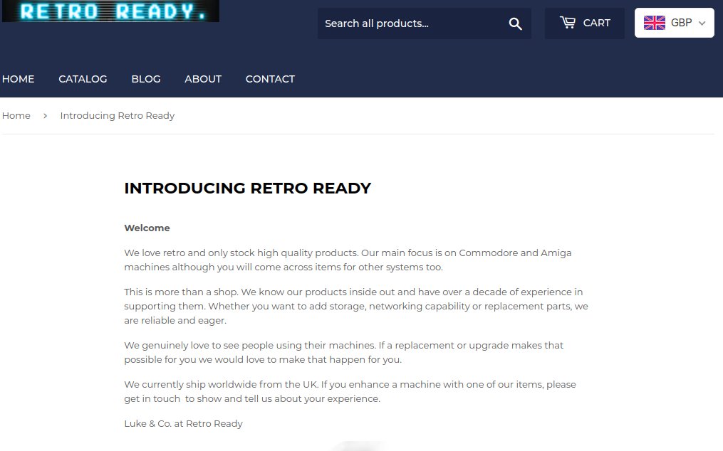 #RetroReady introduction - #Amiga #Retro #Commodore #Store