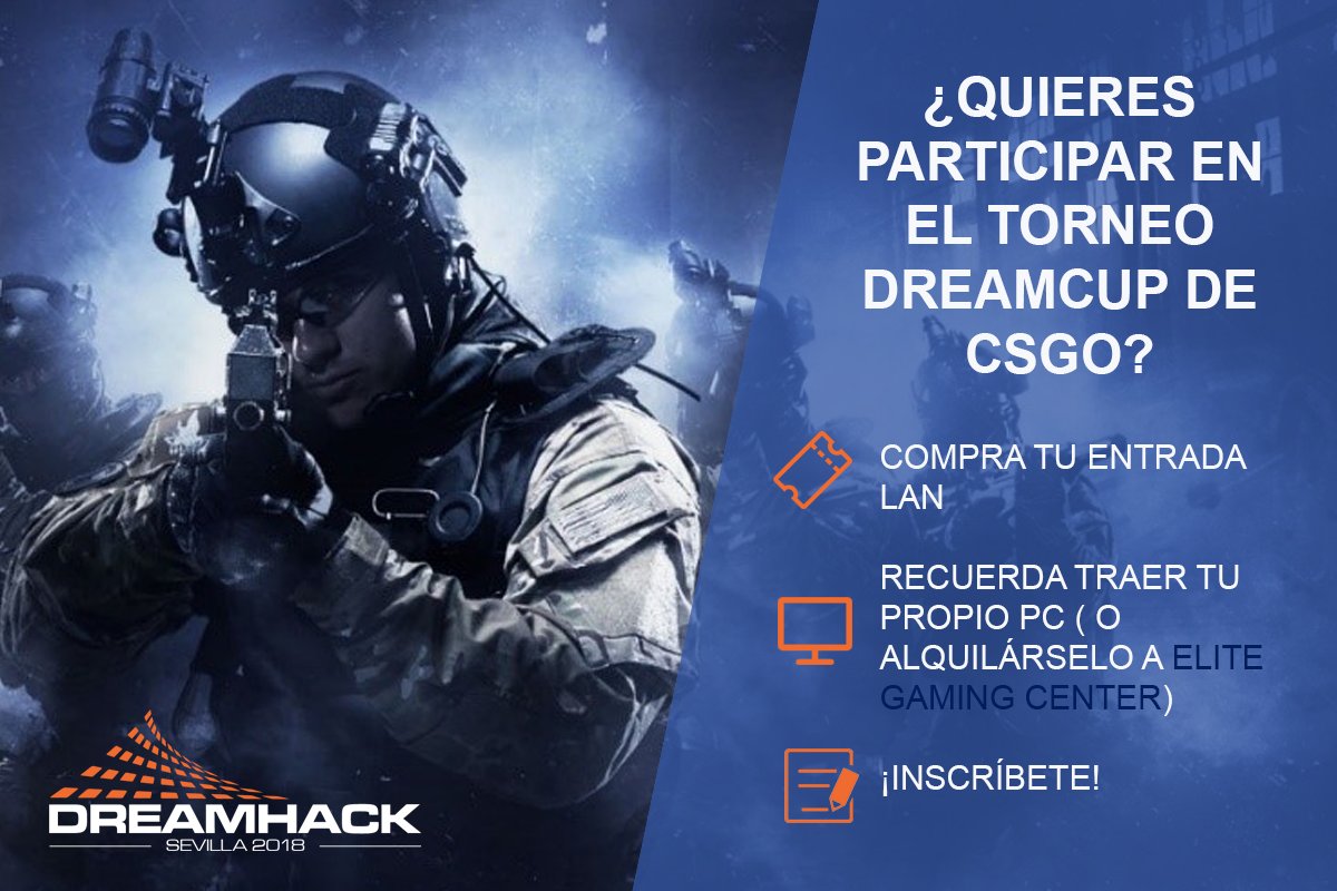 Nuestro torneo #Dreamcup18 está esperando a todos aquellos que estén dispuestos a demostrar de qué pasta están hechos 😎

+ info: goo.gl/Giykni