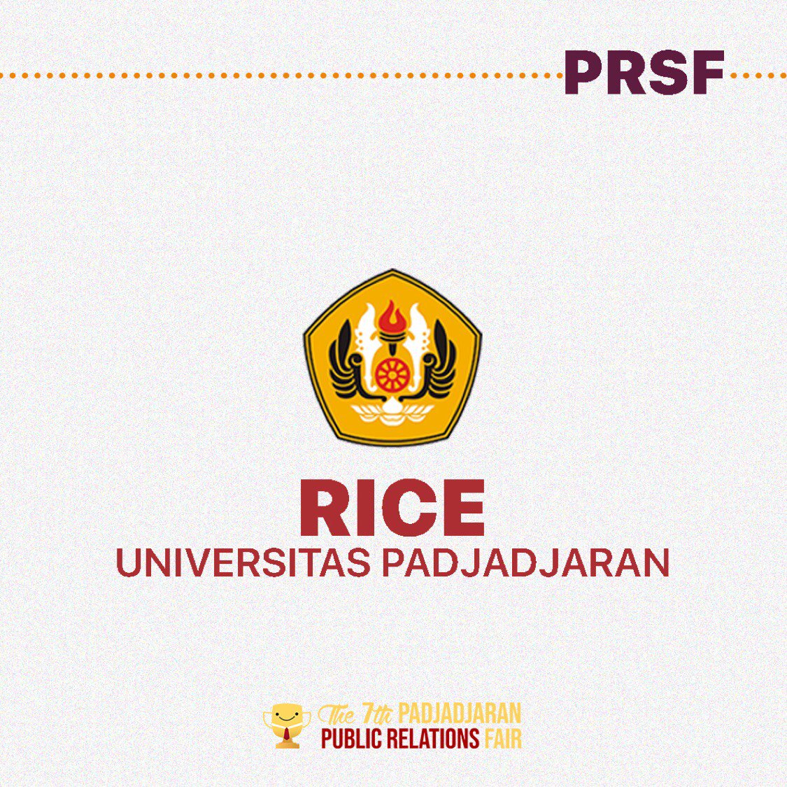 Congratulations for all the distinguished finalists! Once again, we would like to send our gratitude to all participants for the captivating works you have submitted.

We are wishing you the best of luck and we surely can not wait to see you guys at The 7th Padjadjaran PR Fair!