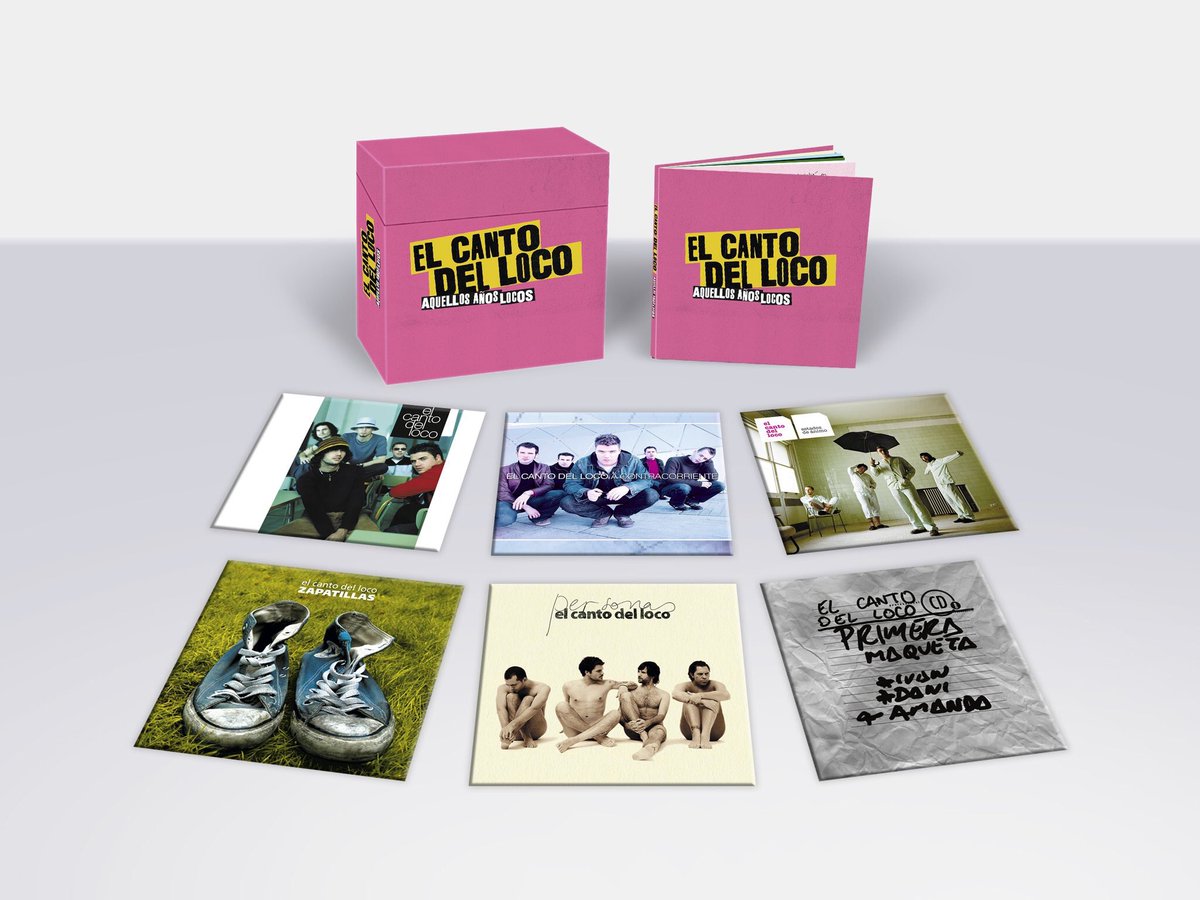 El 16 de noviembre, sale a la venta la caja “Aquellos Años Locos” que incluye 5 discos de estudios de #ElCantoDelLoco y la primera maqueta del grupo que creó <a href="/_danielmartin_/">Dani Martín</a> en 1994.