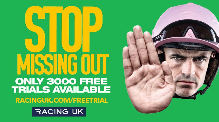 STOP MISSING OUT and start a free one month trial of <a href="/Racing_UK/">Racing UK</a> now! 

Watch over 40 live meetings on TV, tablet and mobile 

bit.ly/2iE0heT
