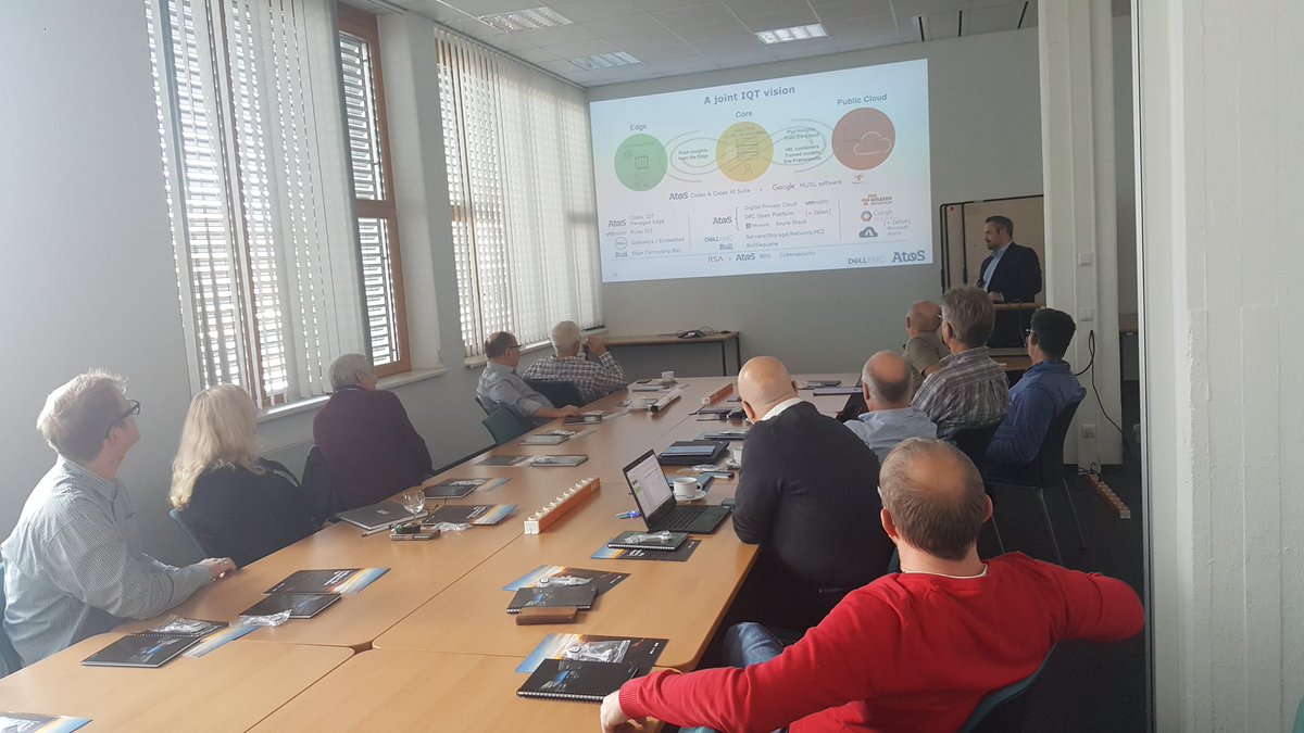 WeberBernd2's tweet photo. First day of our Q4-Roadshow - today in Fuerth. Great audience and very valuable dialogs during the sessions. #DellEMC #atos #DELL #DellTechnologies https://t.co/W6vhbmYjNz