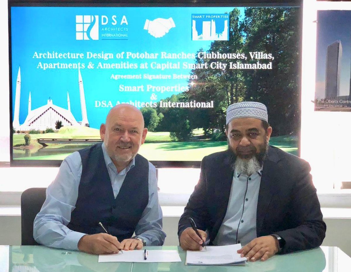 DSAarchitects's tweet photo. DSA are honoured to be appointed as lead architect on Smart City Islamabad, Potohar Ranches development in Pakistan #DSA #DesignedtoDeliver #architects #SmartProperties #residential https://t.co/gwcFy5ebX8