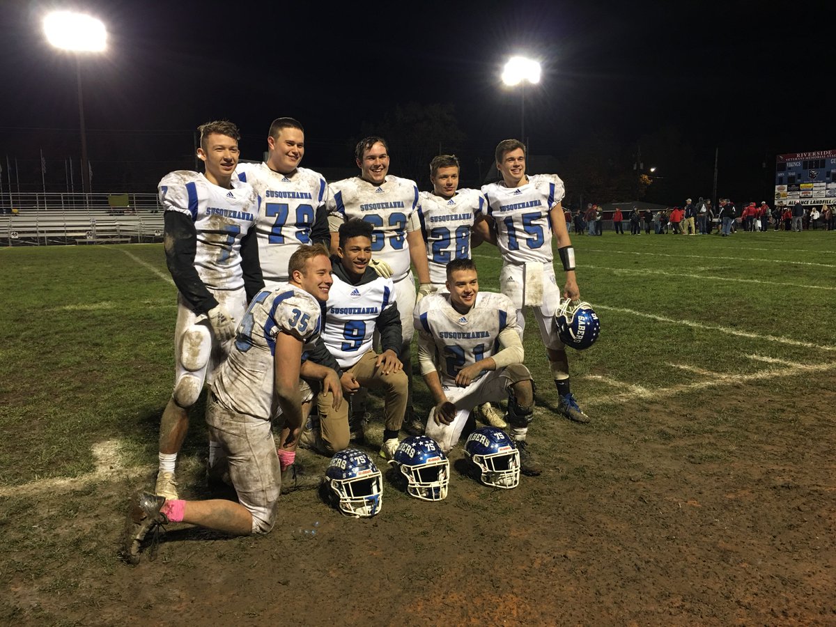 tomjrobinson's tweet photo. District 2 football teams went 13-1 at home in the first week of playoffs. The one road winner was Susquehanna, which threw Riverside for 81 yards in losses while posting a 34-0 shutout Saturday night. https://t.co/OzuumFeIrY