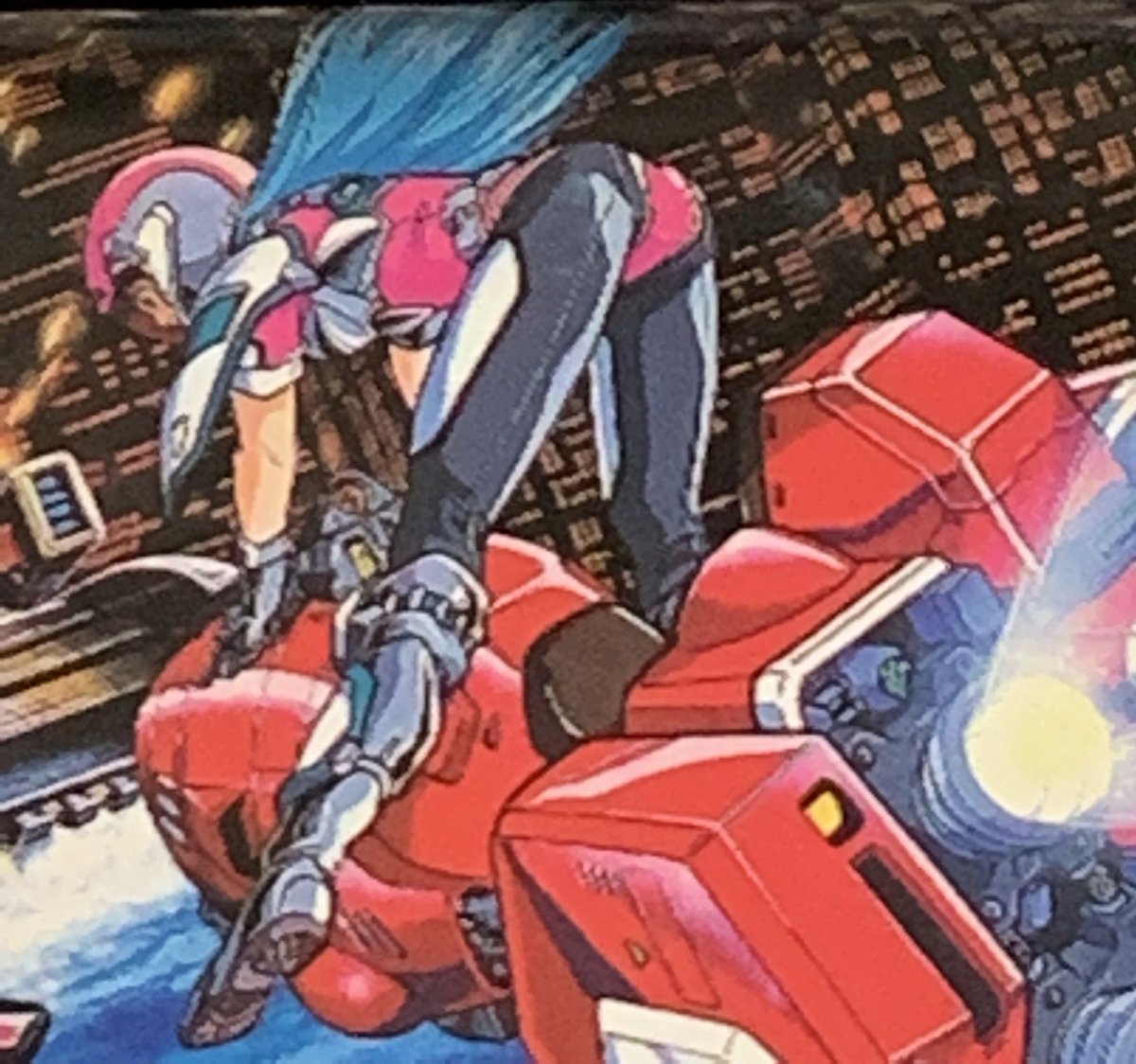 珍品 ナムコ バーニングフォース メガドライブ 短冊ポスター Arcade/MD