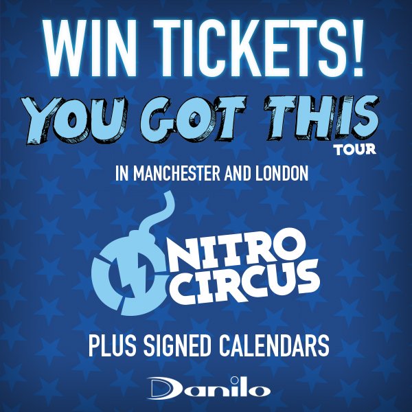 CalendarsUK's tweet photo. Don't forget to enter our #Competition to #WIN tickets to see @NitroCircus Live PLUS Signed Calendars when you click here > https://t.co/aKS2mQpYnO by 12th November > https://t.co/gtVopUnbxs #NitroCircusLive https://t.co/sF2V2gmZIt