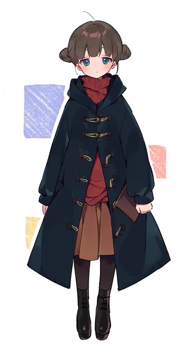 ロングダッフルコート 
