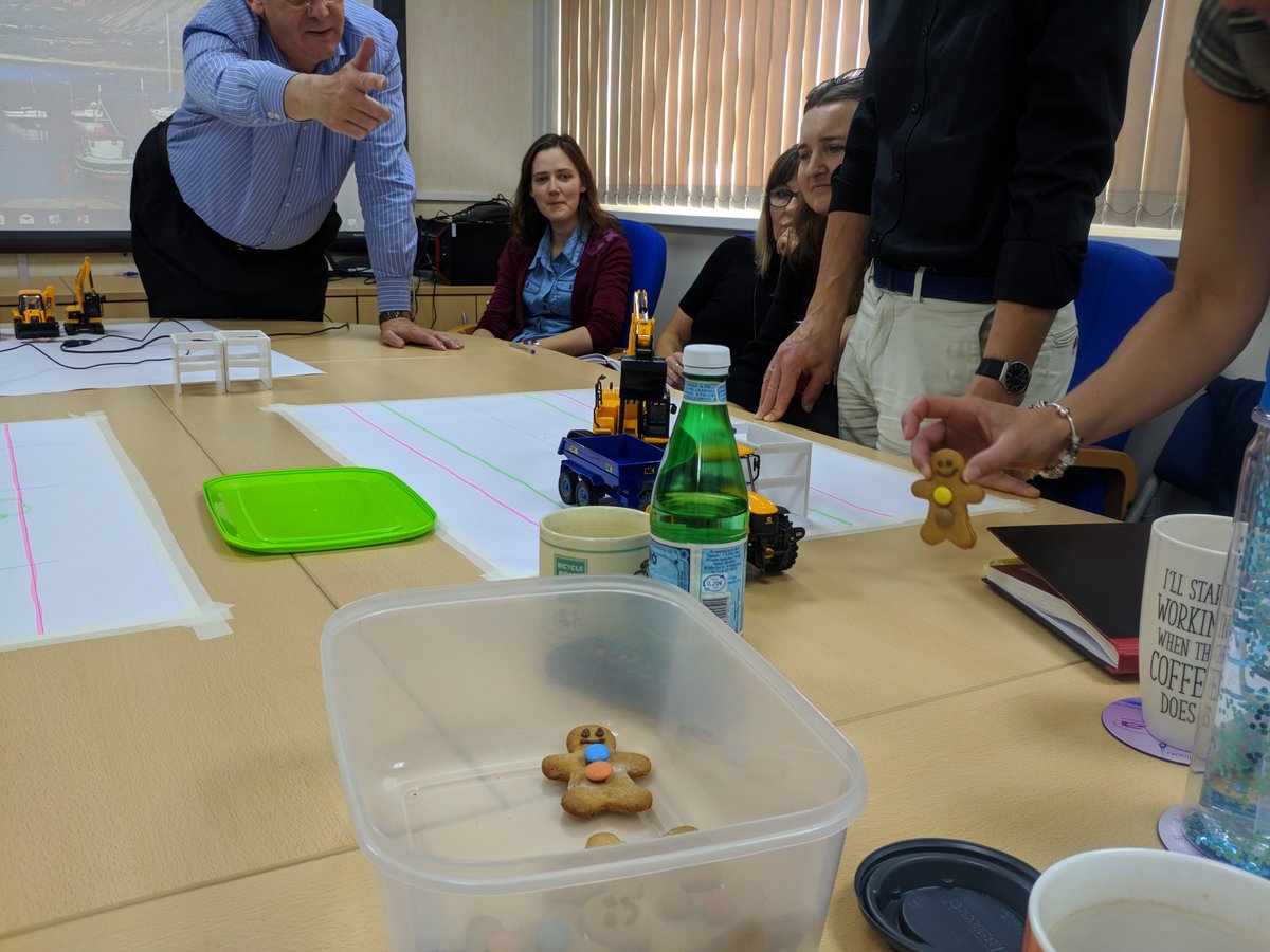 RAA_LTD's tweet photo. Training day today at our Sussex head office: Learning about #sewer construction with the help of toy diggers and poor gingerbread man gets fired apprentice style #cpd #GrowWithRAA https://t.co/u0p9q5RLpy