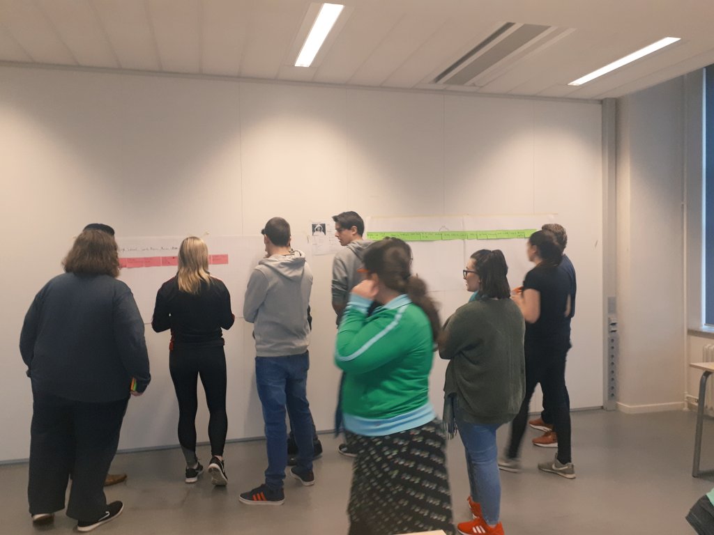 martina_moyne's tweet image. Students and staff from @designcore_itc, @ITC_SSR, #healthcore, #gamecore @itcarlow, @hea_irl drafting user journey maps as part of the @ErasmusIreland #DESQOL projects with @NieuwsFDMCI, @HvA and #FHV
#hcd #design #coeliac #ihp #universityofseville