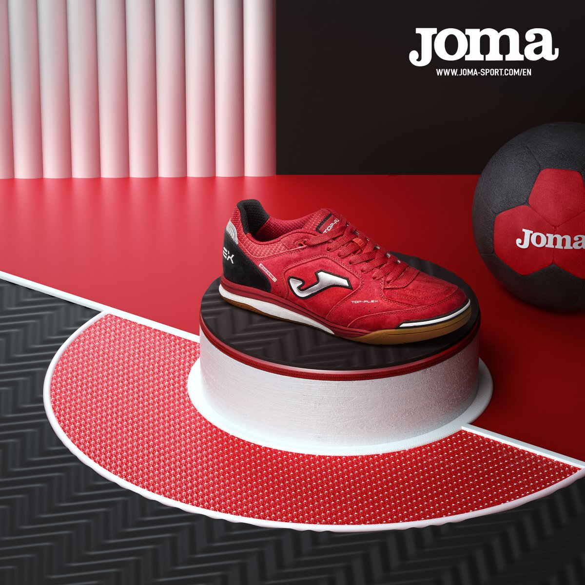 Flex in 🔴

Introducing the new Joma Top Flex colorway. Make the futsal court yours.

#JOMA #ExerciseYourFreedom