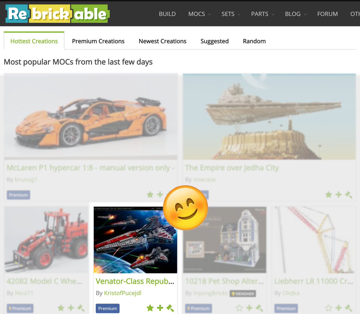 kristofpucejdl's tweet photo. My MOC is currently among the gods on the @Rebrickable Hottest page!

https://t.co/0BFh7pEsEq https://t.co/ql7S1yaiGC