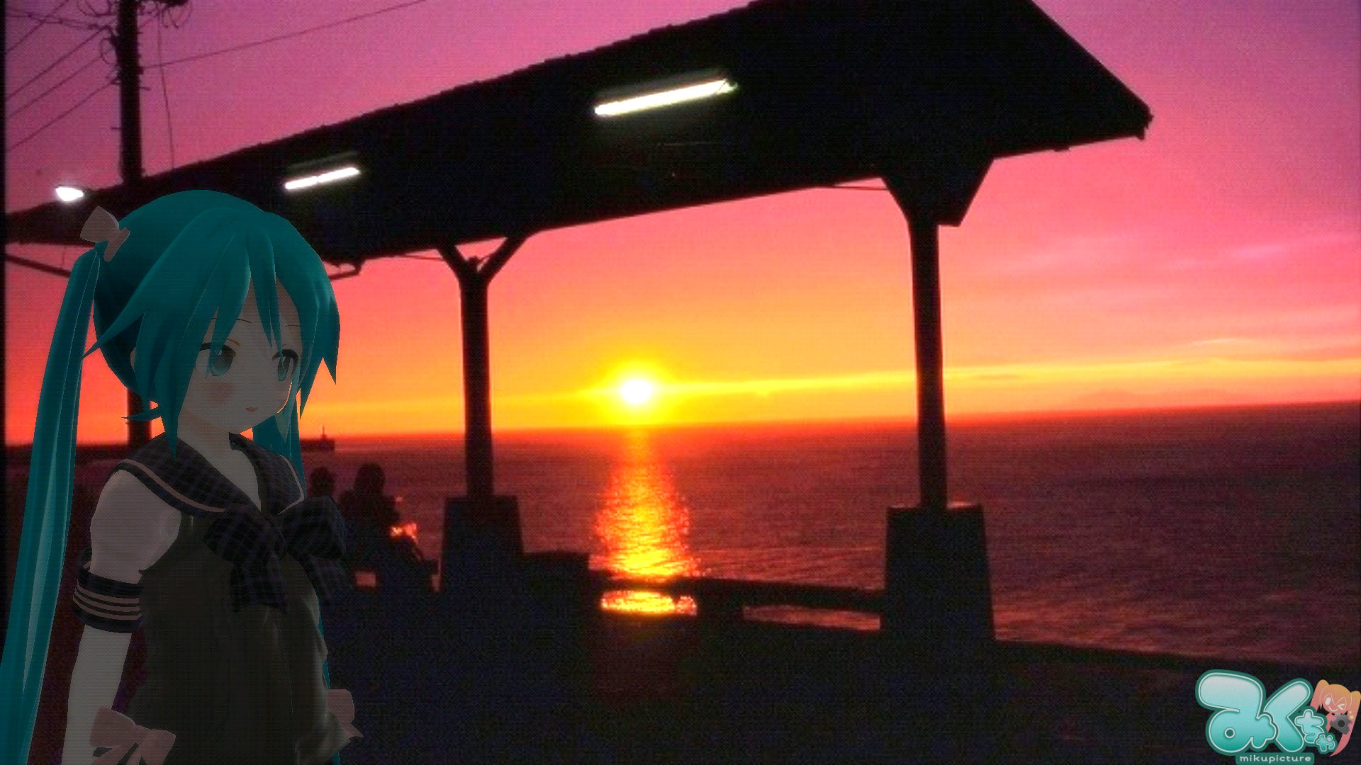 Mikuの宁 No Twitter 新绘 初音ミク 海 T Co Anrb3ldyzt Twitter