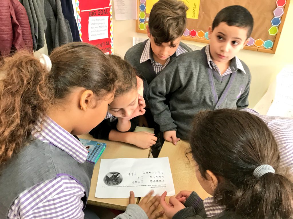 KobrosliFarah's tweet photo. When we make #play the foundation of #learning, we teach the WHOLE child. #CharacteristicsOfBirds #GroupWorkActivity #LearningThroughPlay @DawhaHighSchool https://t.co/FnpN3KuU0l