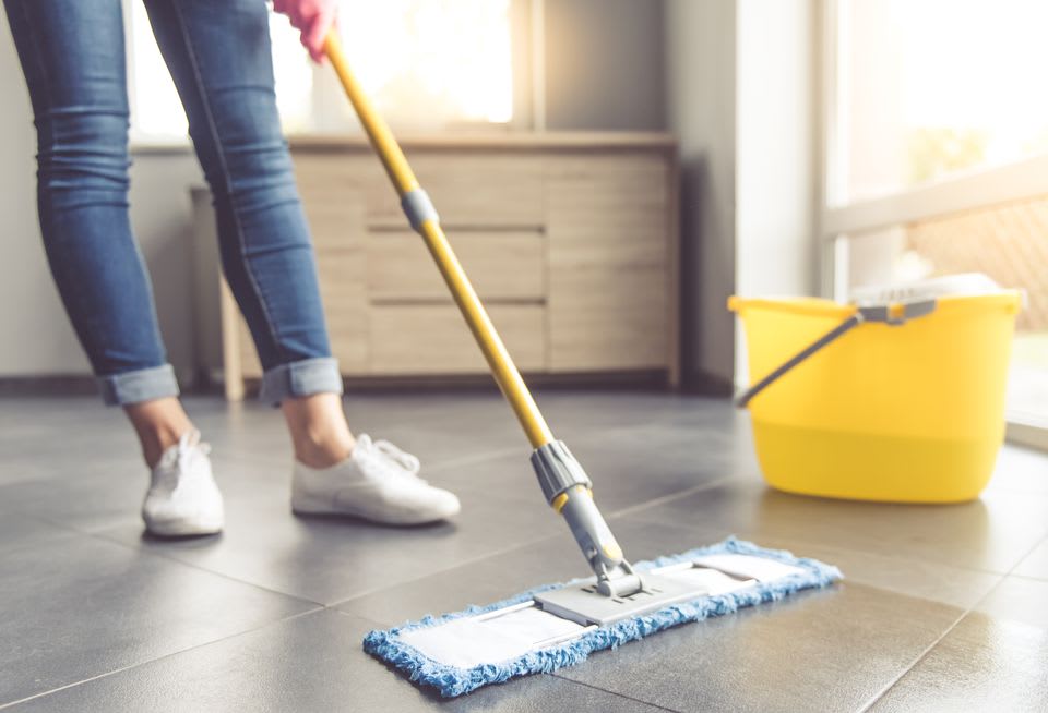 Helpful Tips on how to Take Care of your Ceramic Tile Floor. mopandbroomorganizer.strikingly.com/blog/helpful-t… #mopandbroom #mophanger #tools #equipment #cleaning #kitchenequipment #floorcleaning