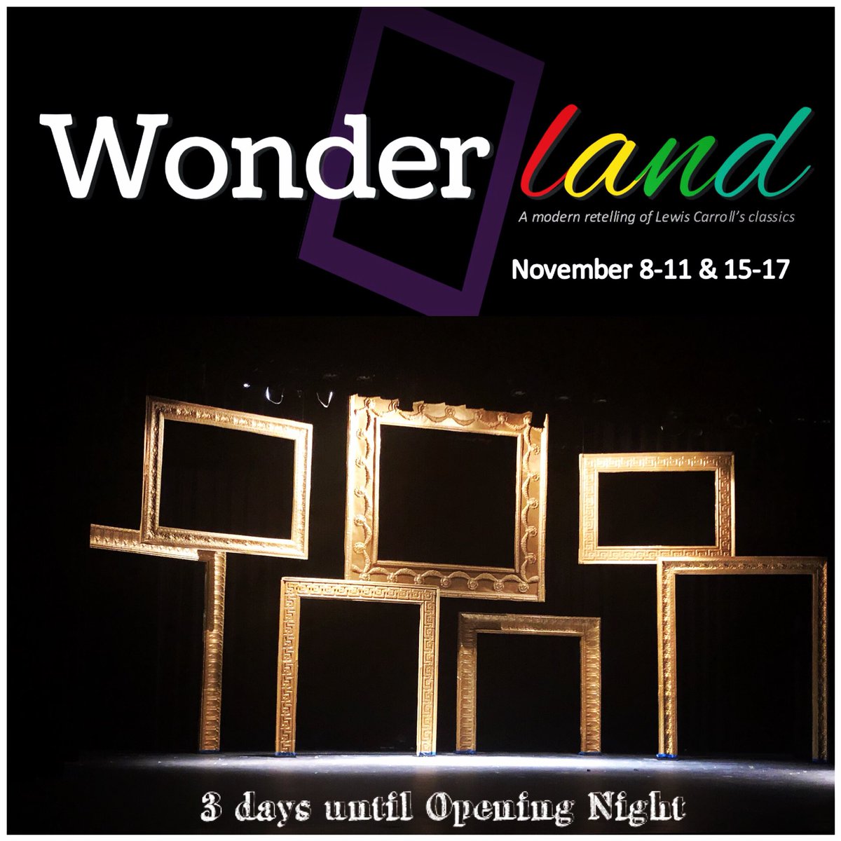 HHSproductions's tweet image. “What do you see when you look in the mirror?” Here’s a sneak peek of what you’ll see at Heritage’s Wonderland. Only 3 days away! Buy your tickets now! #HHSWonderland ♦️♣️♥️♠️ heritagedrama.com