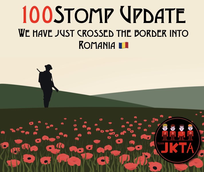 The #100Stomp journey continues.  Our Plan B route now finds us in the middle of Romania heading towards Bulgaria next.