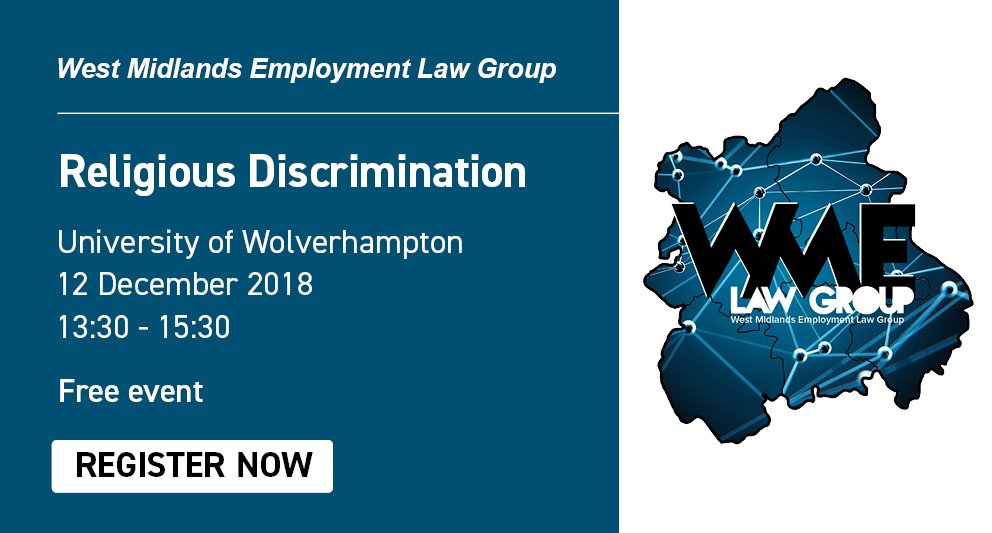 Join us for our next seminar, #ReligiousDiscrimination, presented by expert in the field, @NabilaMallick @No5Chambers #UKEmpLaw #DiscriminationLaw #Discrimination Register here: ow.ly/80yA30mv5gp