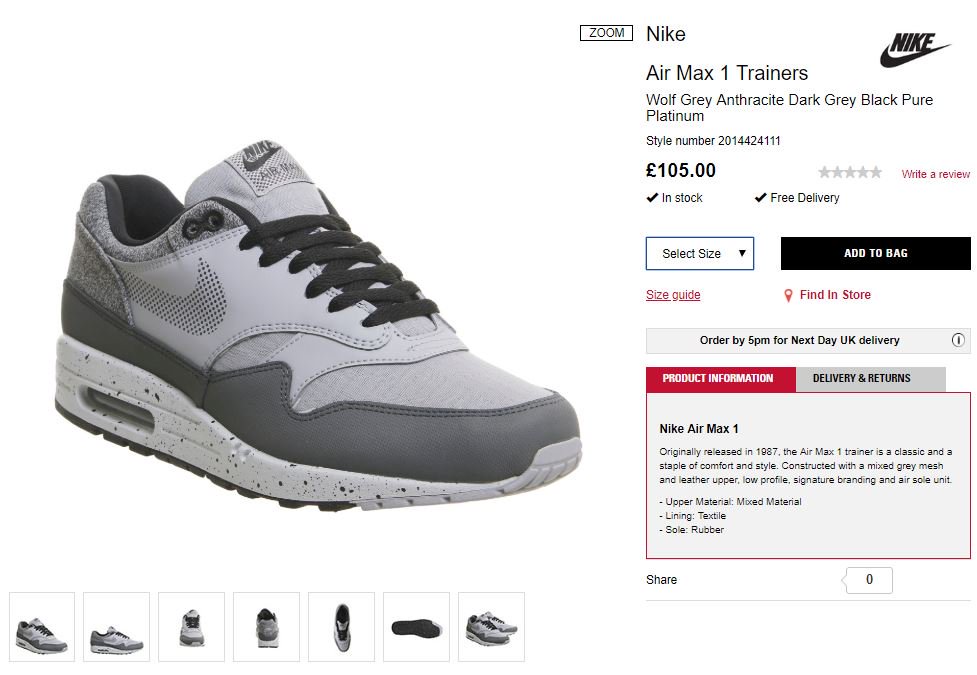 offspring nike air max 1