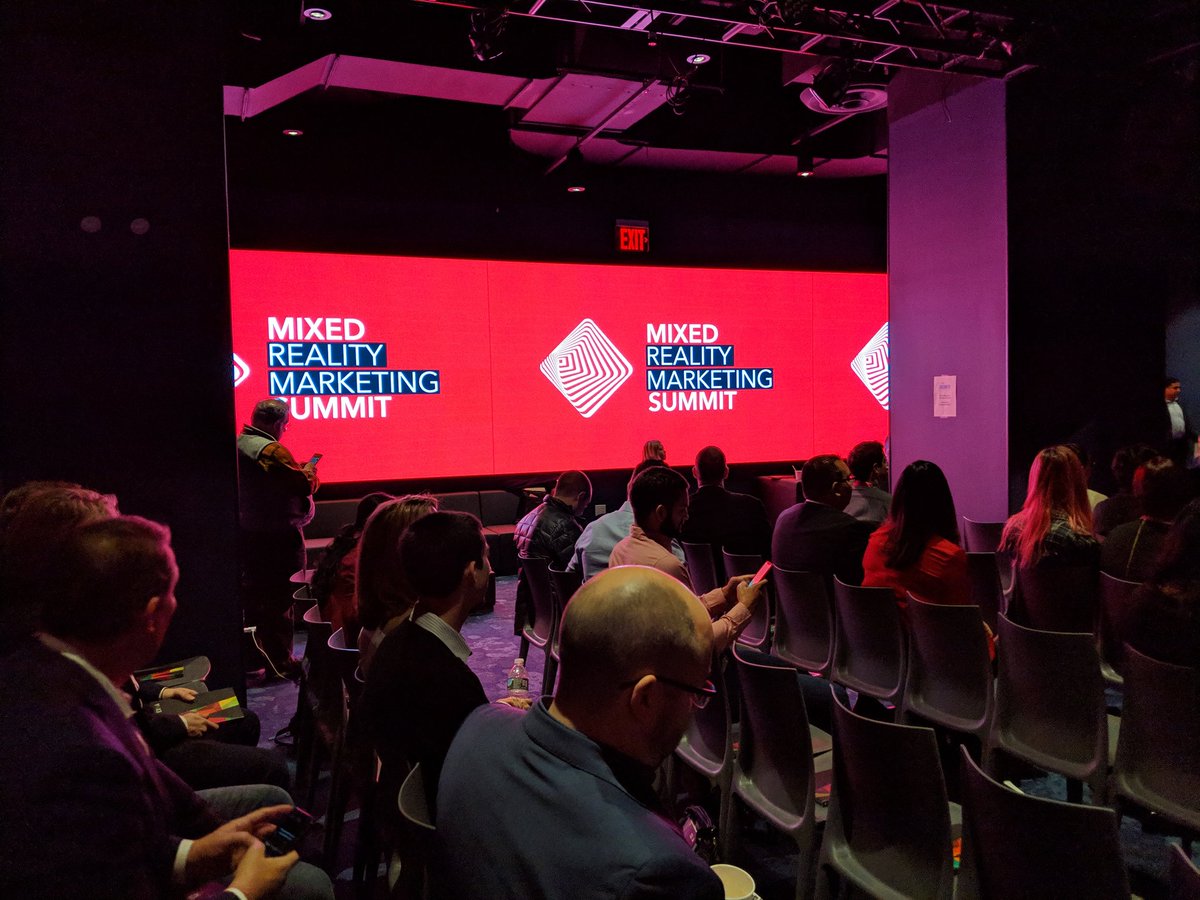 Here we go! #mixedRealityMarketing <a href="/MixedRealityMkt/">Mixed Reality Marketing Summit</a> with @CathyHackl