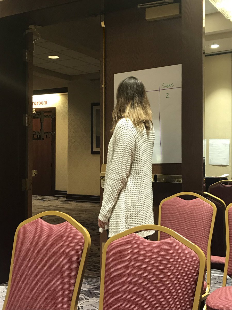 NicoleSaicheck's tweet photo. Loving the impossible task session! 😍😍 #2018ICTM https://t.co/lntD7A3H5Q