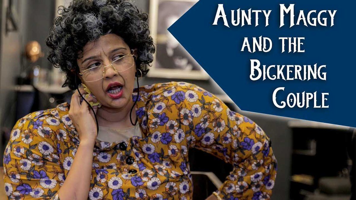 We all must have seen married couples bickering non-stop. Watch <a href="/ROZZcity/">Rozzlin</a> help this couple patch things up in this new video.
bit.ly/AuntyMaggyTest…